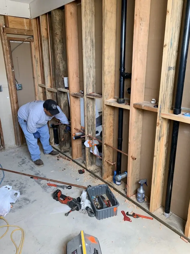 Commercial rough-in plumbing for Water Heater Replacement in Monte Vista
